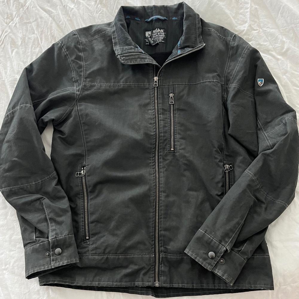Kuhl Men's Black Zip-Front Jacket